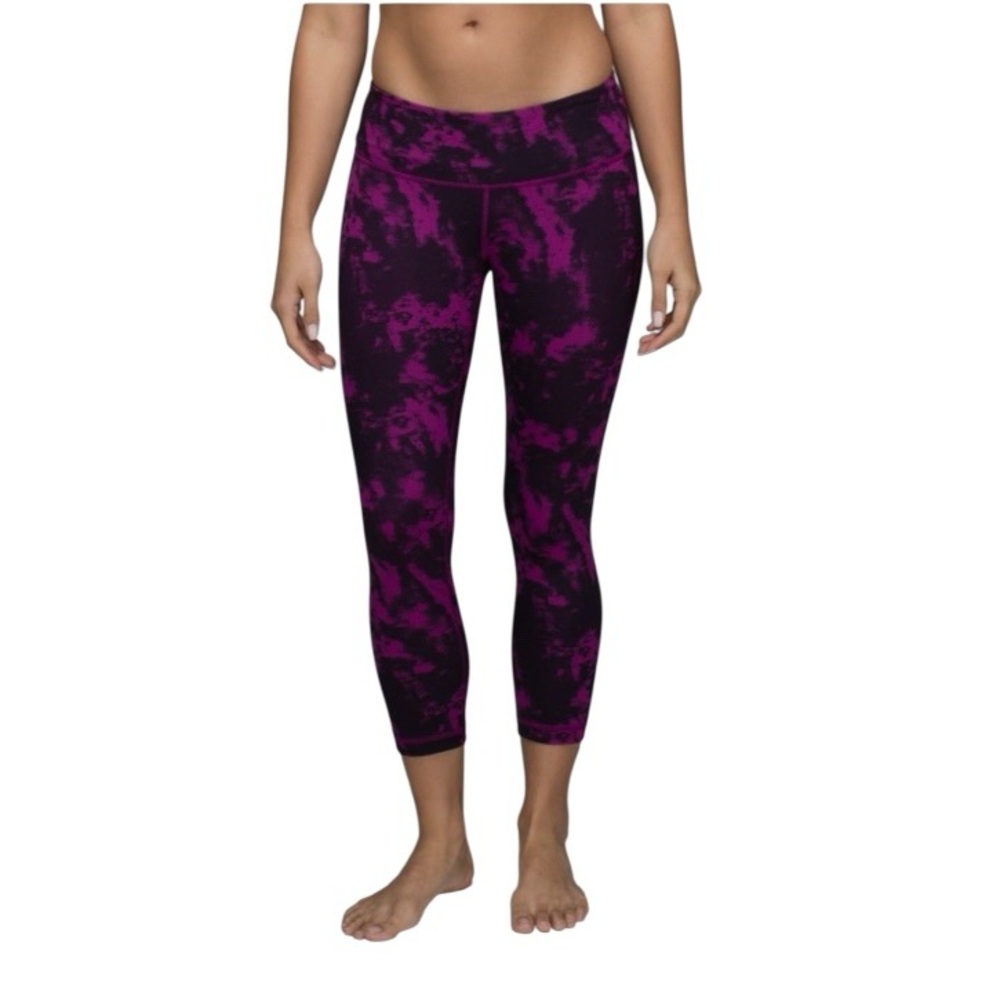 Lululemon Women’s High-Waist 7/8 Performance Leggings - Purple Tie-Dye size 6